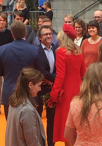 Ben Feringa ontmoet Koningin MáximaBen Feringa meets Queen Máxima