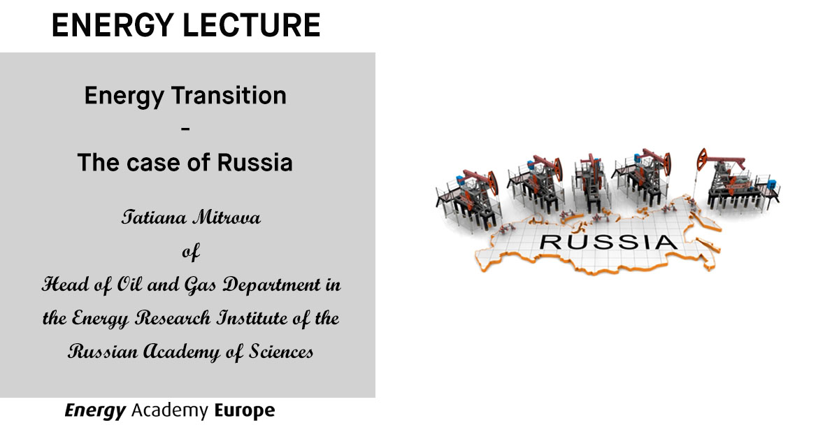 Energy Lecture Tatiana Mitrova