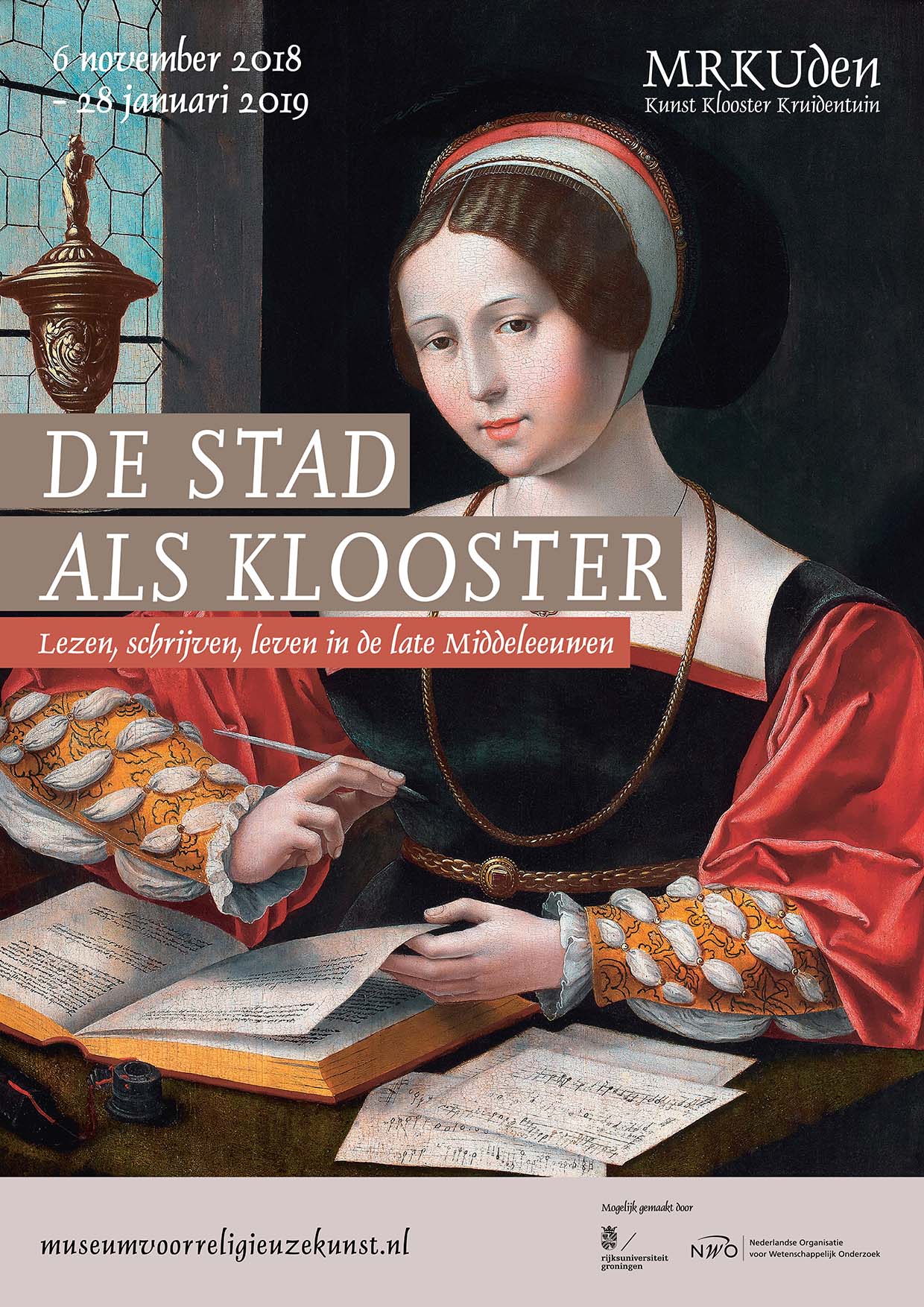 Poster van tentoonstelling 'De Stad als Klooster'