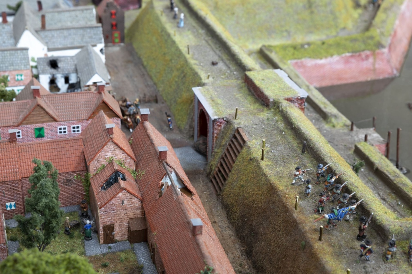 Picture of the model of the siege (at the Groninger Museum)