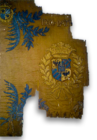 Fragment of the banner of the student company