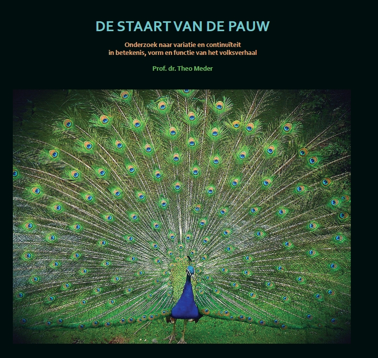 De staart van de pauw