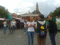 First year students at the information market