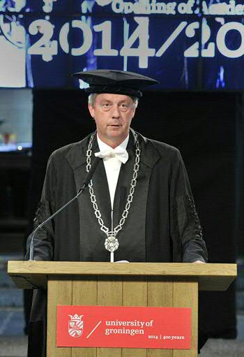 Rector magnificus prof. dr. Elmer Sterken. Foto: Elmer Spaargaren