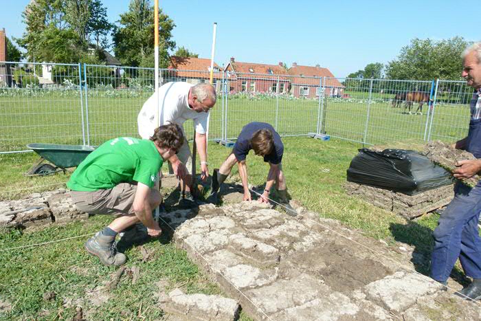 Vrijwilligers aan het werk