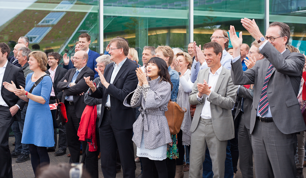 Enthusiastic audience at the offical Energy Academy kick-off. Photo: Gerhard Taatgen