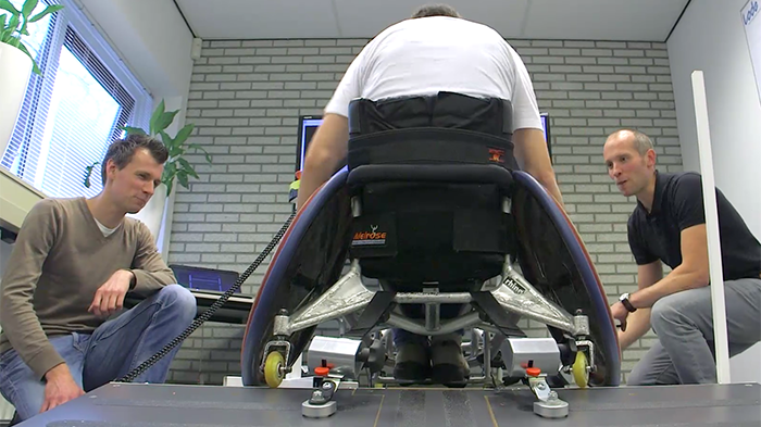 Innovative training device optimizes Paralympian wheelchair use