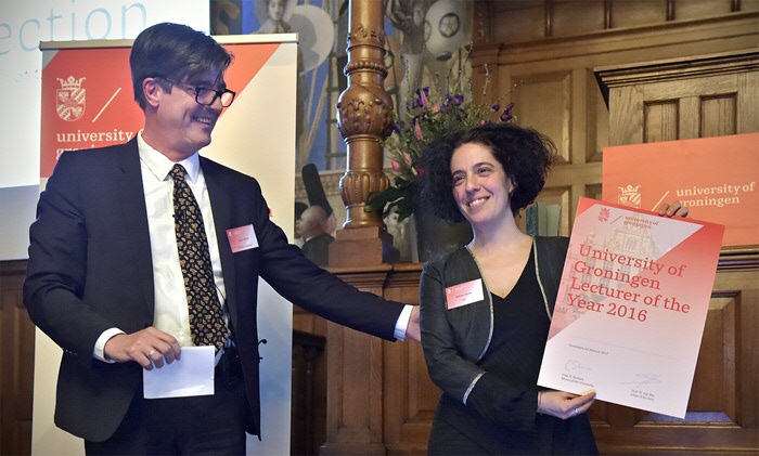 Dr. Malvina Nissim and prof. dr. Hans van Ees