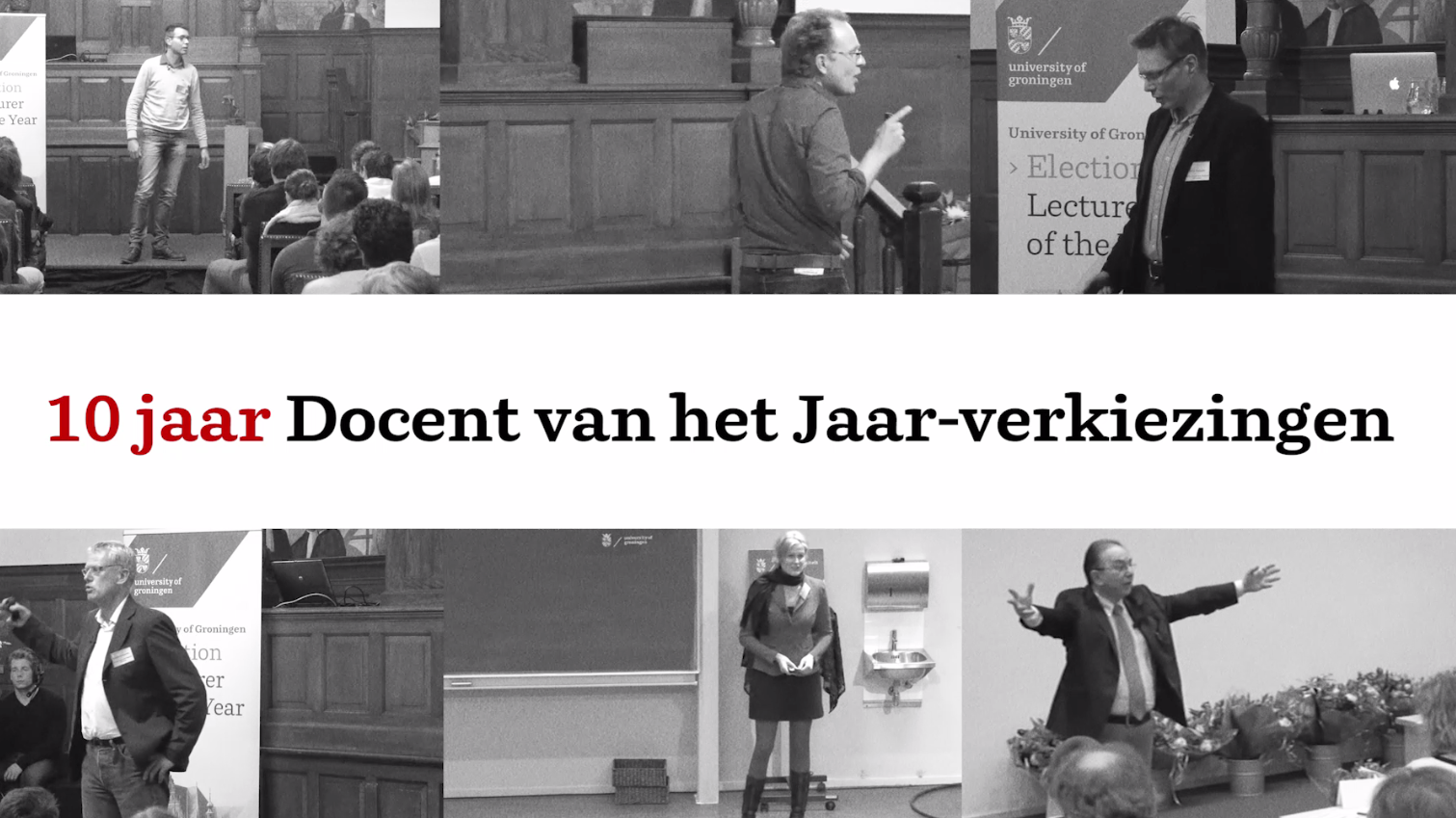 Tien jaar Docent van het Jaar