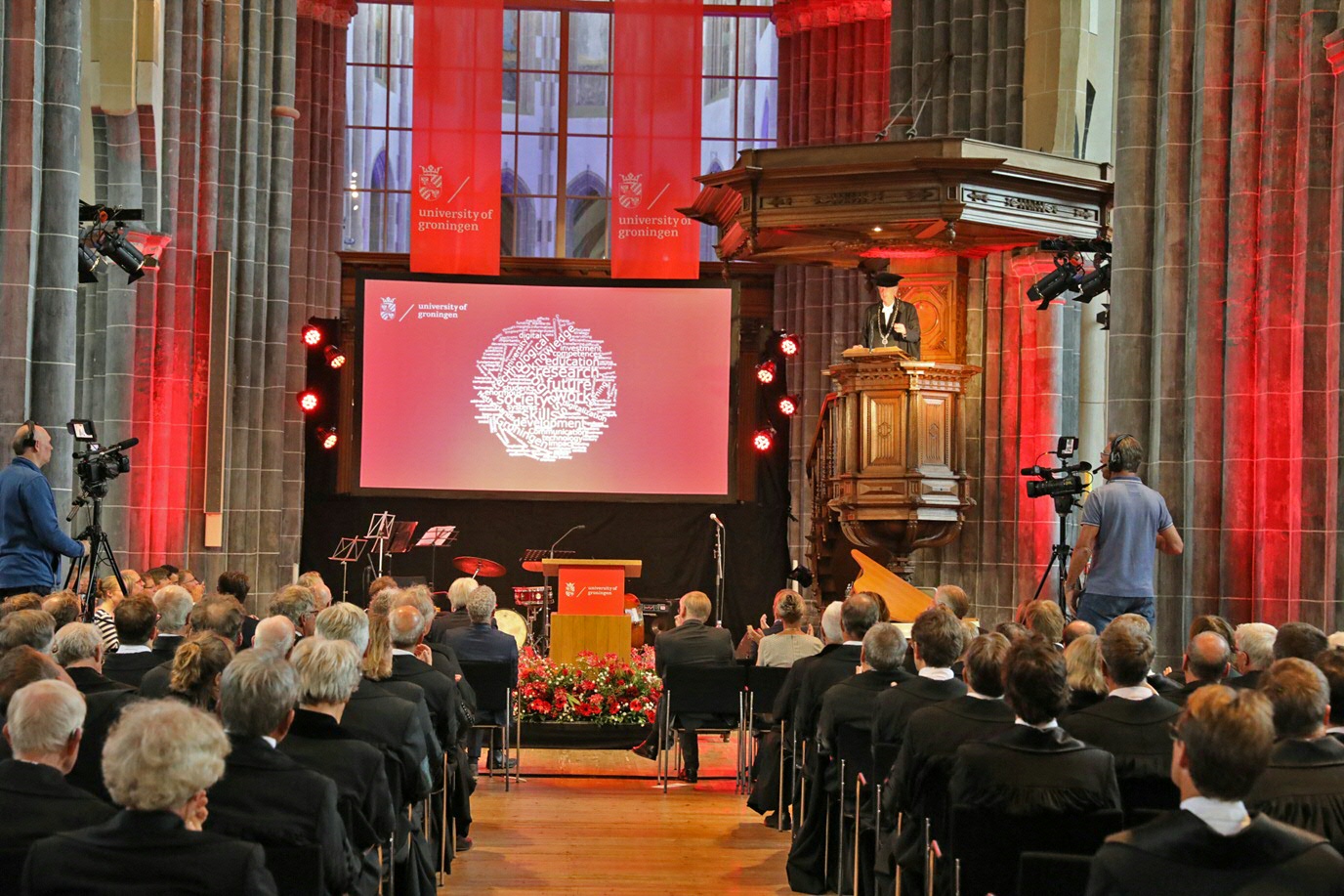 Ceremonie in de Martinikerk