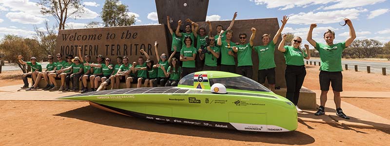 Top Dutch Solar Racing team in Darwin