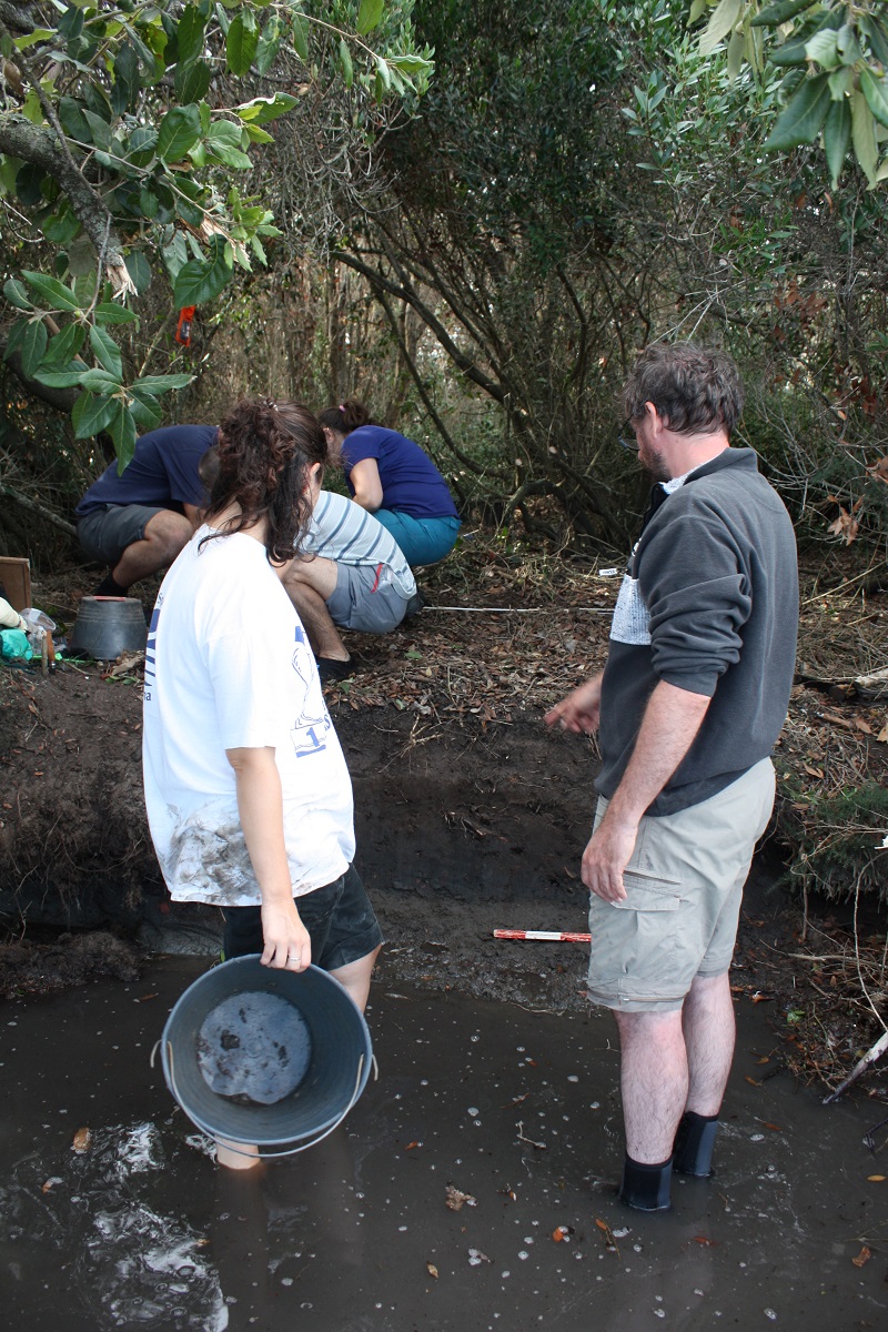 Researchers at work