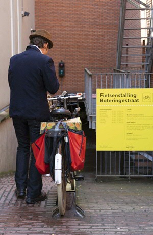 A bicycle cellar