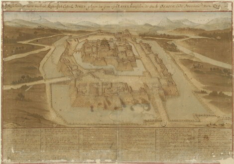Map from the de’ Medici family collection