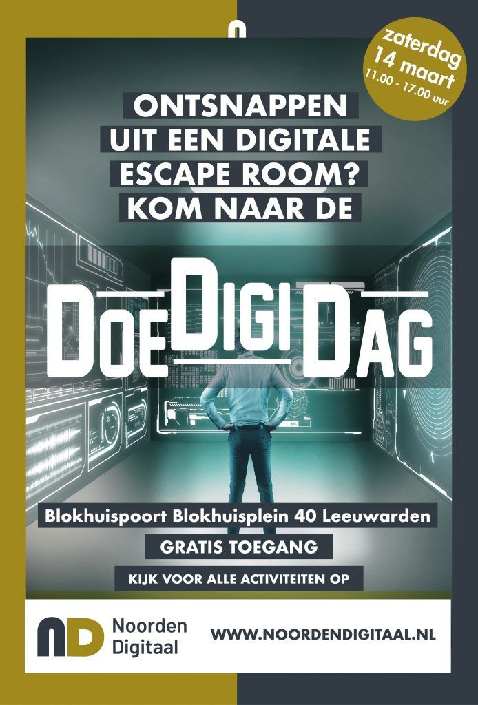 De poster van de DoeDigiDag Leeuwarden