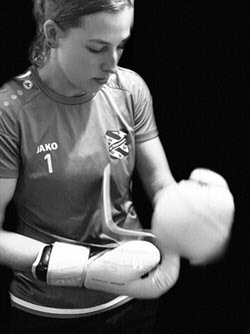 'We receive a video and exercises every day that we have to do to stay fit. Apart from that, I go running and/or do kickboxing almost every day on my own initiative.'