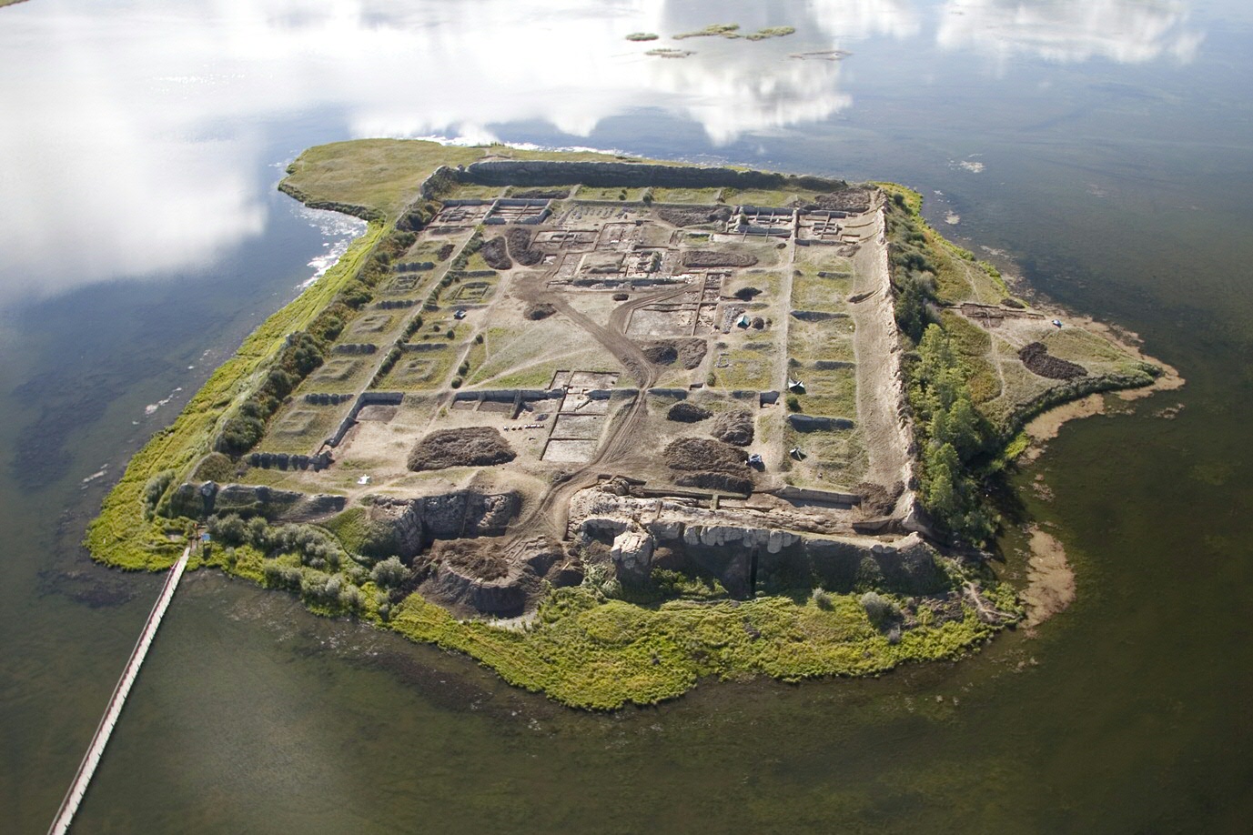 Por-Bajin, aerial view from west. Photo: Andrei Panin