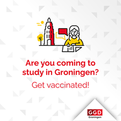 Kom je in Groningen studeren? Laat je vaccineren!