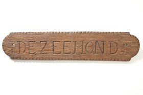 A name plate mentioning De Zeehond (Photo: Rijksdienst voor het Cultureel Erfgoed Amersfoort MA OF3_93)
