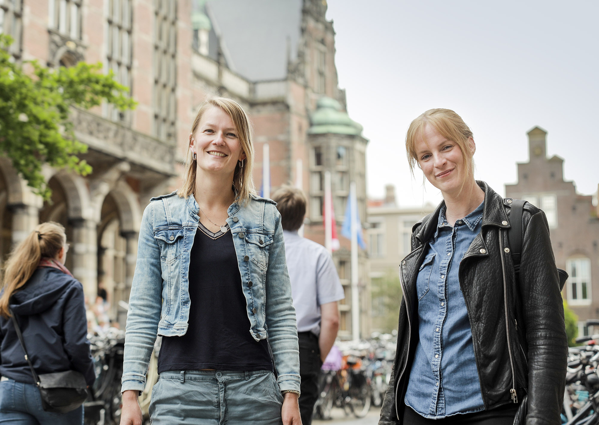 Marije Cnossen (links) en Beau Oldenburg (rechts)