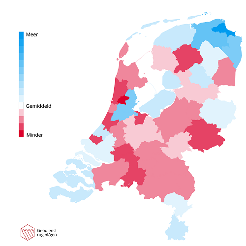 ‘Regio’s waar onvrede is worden dus niet genegeerd in de Tweede Kamer. Maar het zegt niets over overheidsbeleid ten aanzien van de regio. Kamervragen adresseren vaak juist bestaande problemen die ergens spelen.’