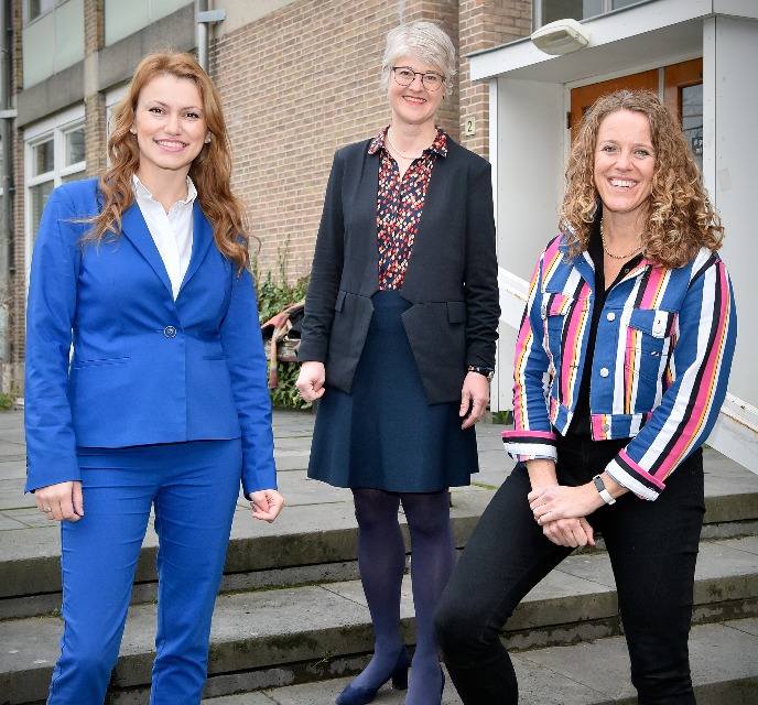 Tanja Fens, Katja Taxis, en Claudia Dantuma