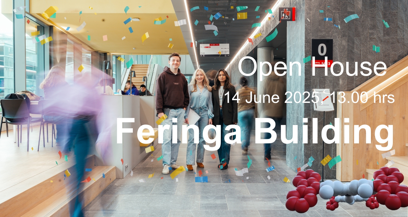 Banner voor de Open Dag