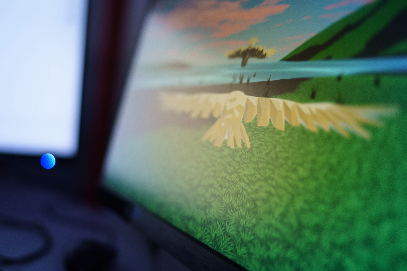 Uil door een parcours van ringen laten vliegen