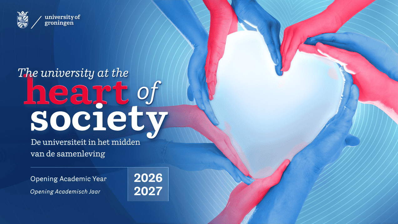 Banner voor de Opening van het Academisch jaar