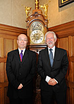 President Washida of Osaka University and president Poppema of the University of Groningen