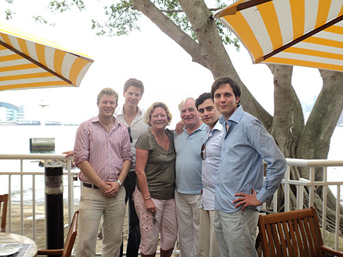 University of Groningen students and alumni at the Royal Yacht Club of Hong Kong