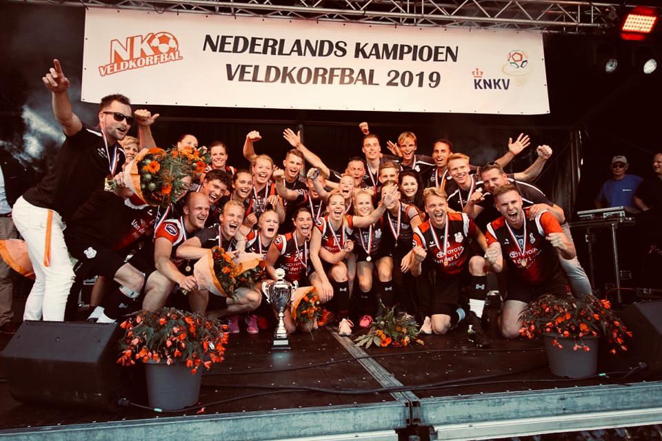 Kim wordt Nederlands Kampioen Veldkorfbal