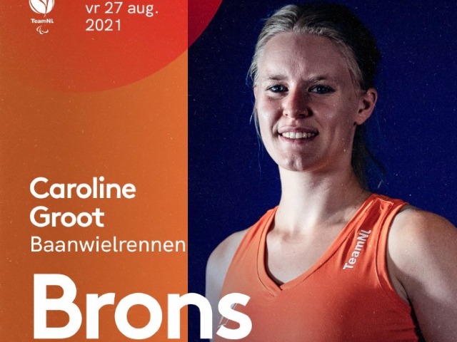 Felicitatie van TeamNL op twitter