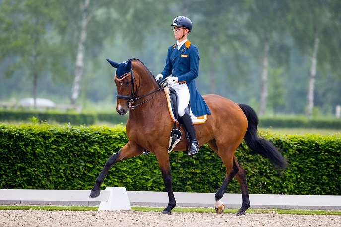 Marten Luiten op Fynona tijdens het NK (Foto: Digishots)