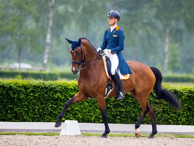 Marten Luiten tijdens het NK 2021