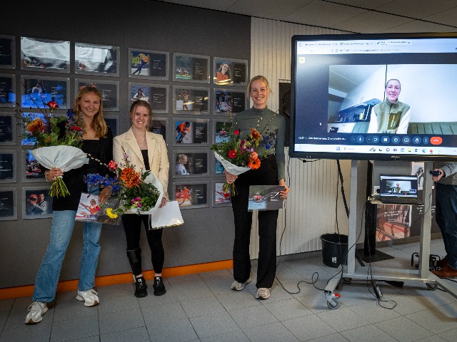De topsporters voor de Olympiusche Wand