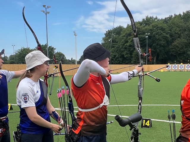 Suzanne bereidt zich voor in Essen
