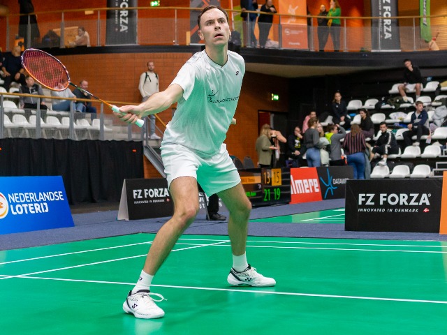 Niels in actie tijdens het NK (Foto: Ren&eacute; Lagerwaard)