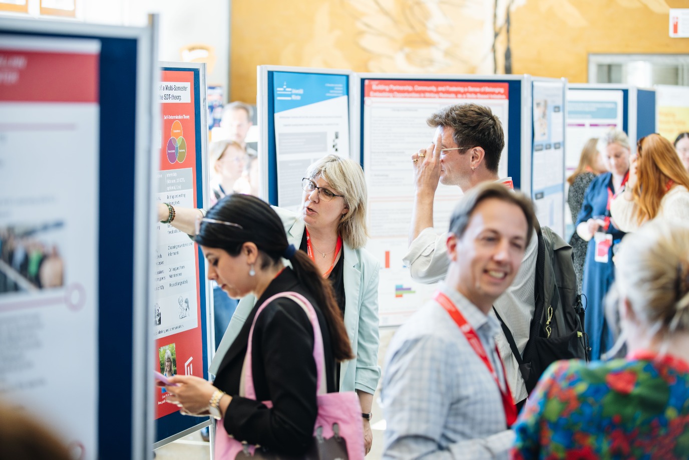 The poster session