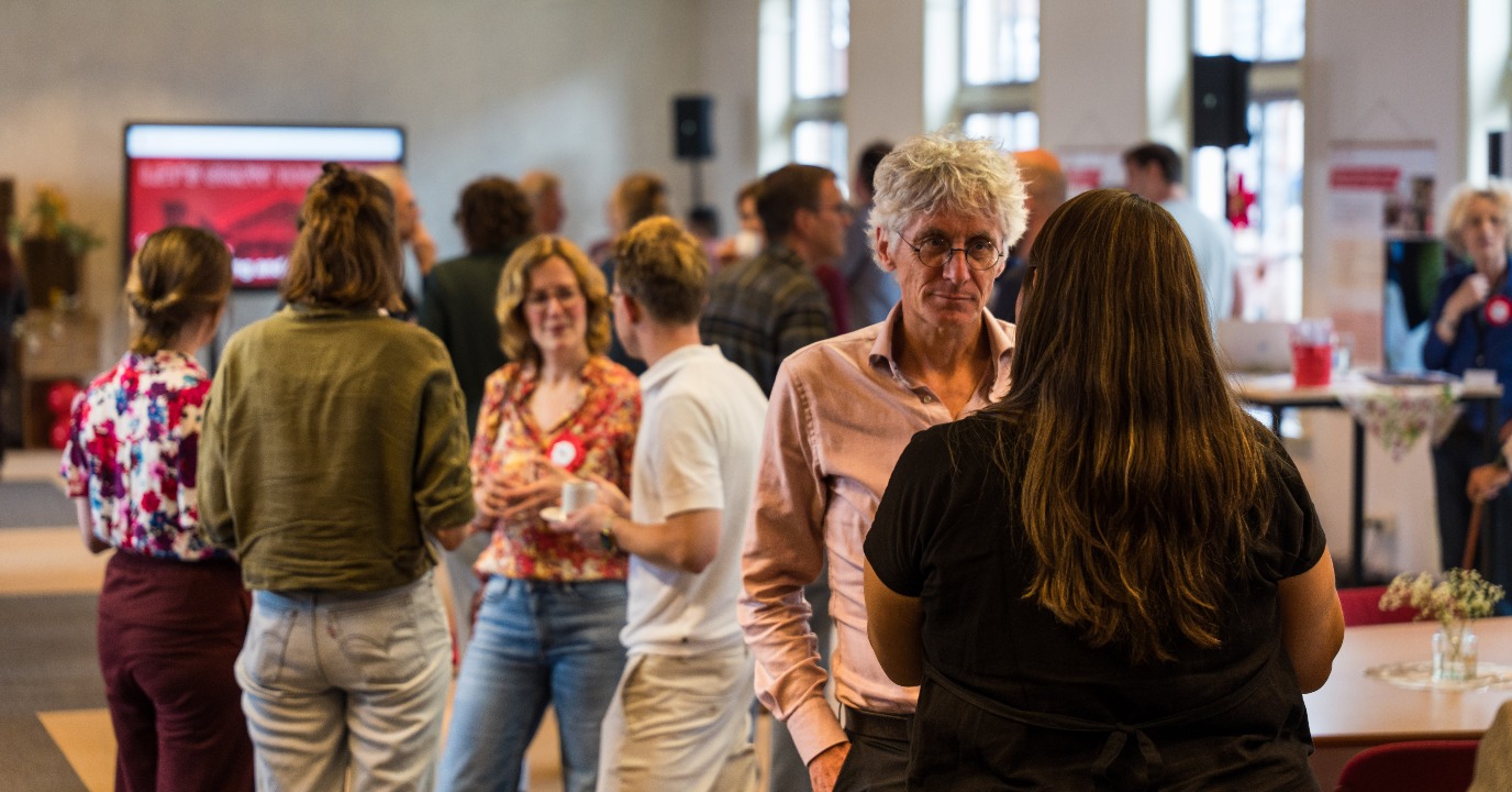 Networking at CTL launch event