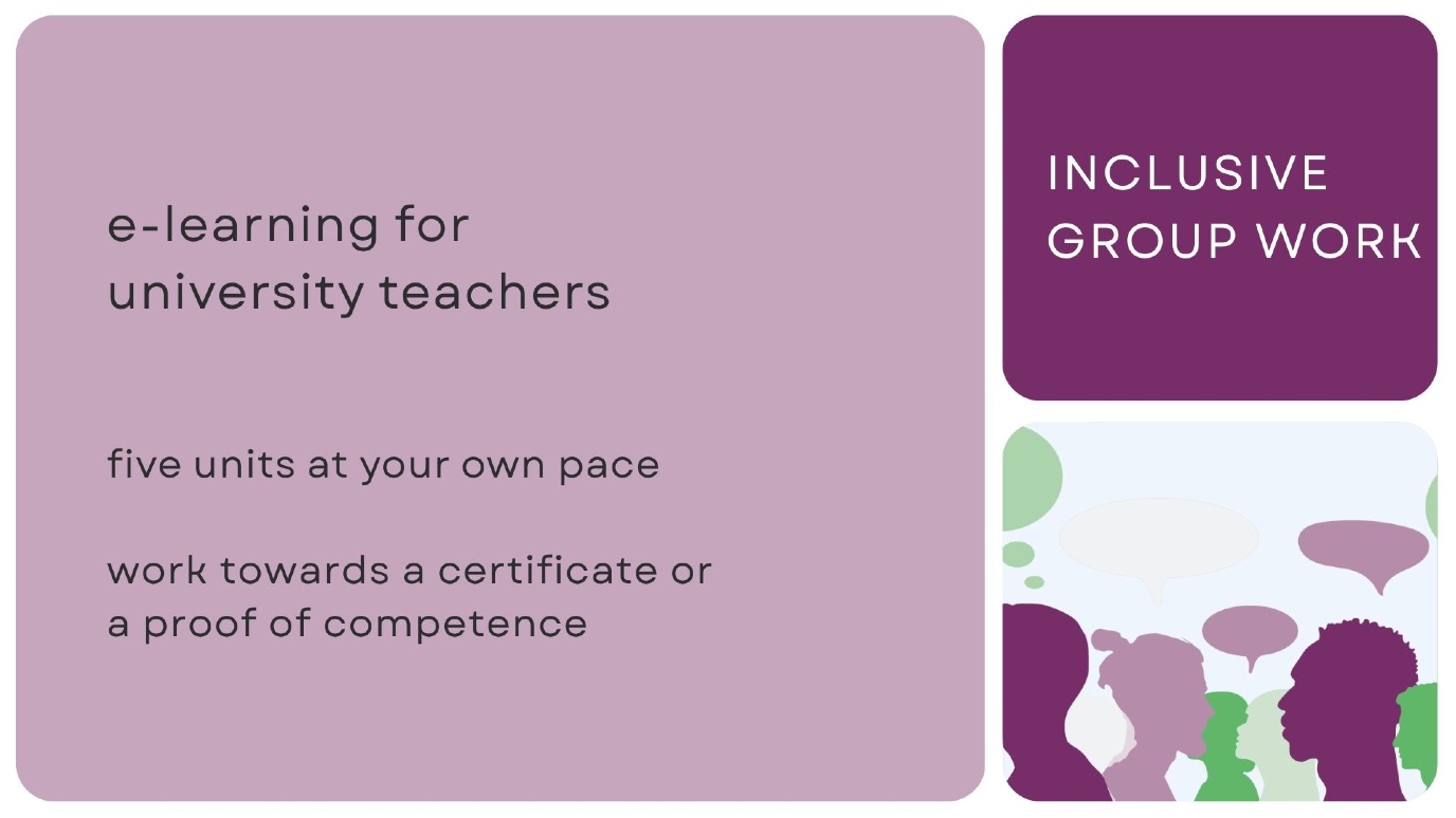E-learning for university teachers - Inclusive group work