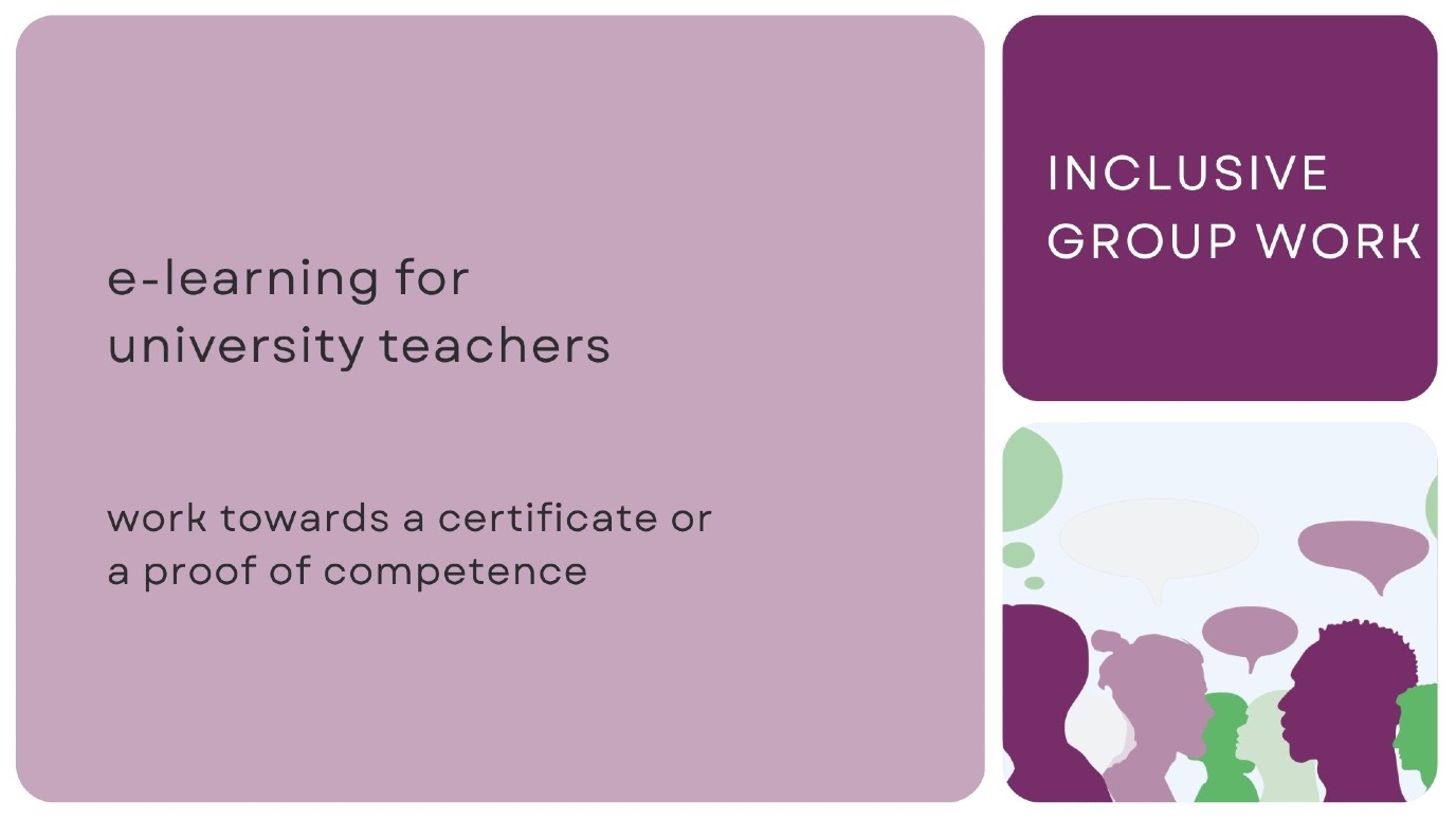 E-learning for university teachers - Inclusive group work