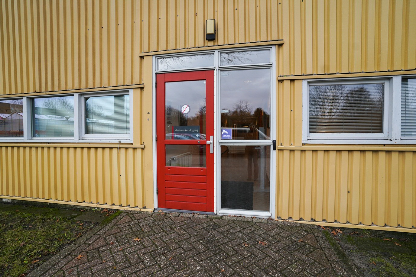 Back entrance blauwborgje 8, access with pass