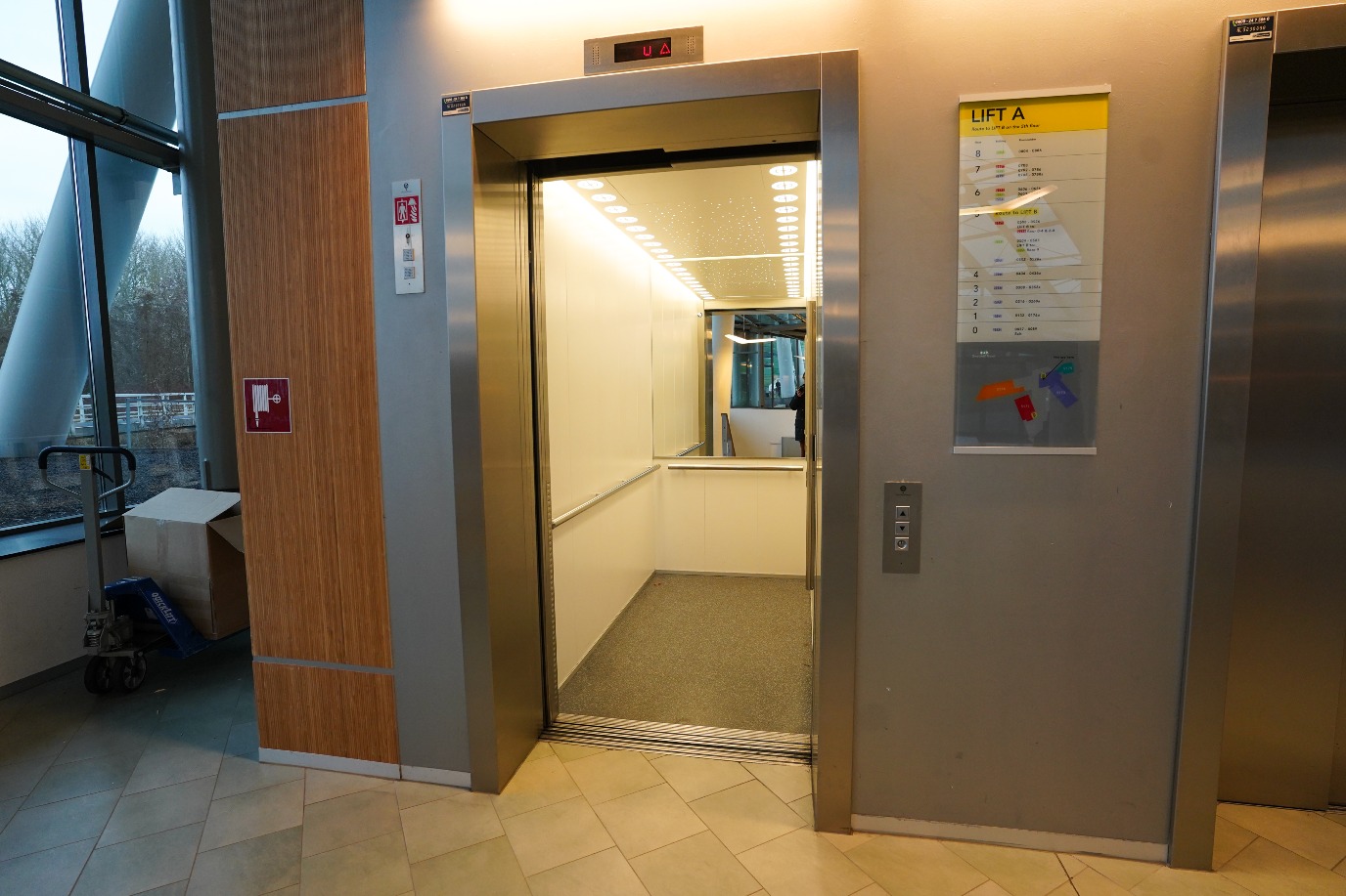 Elevator on site