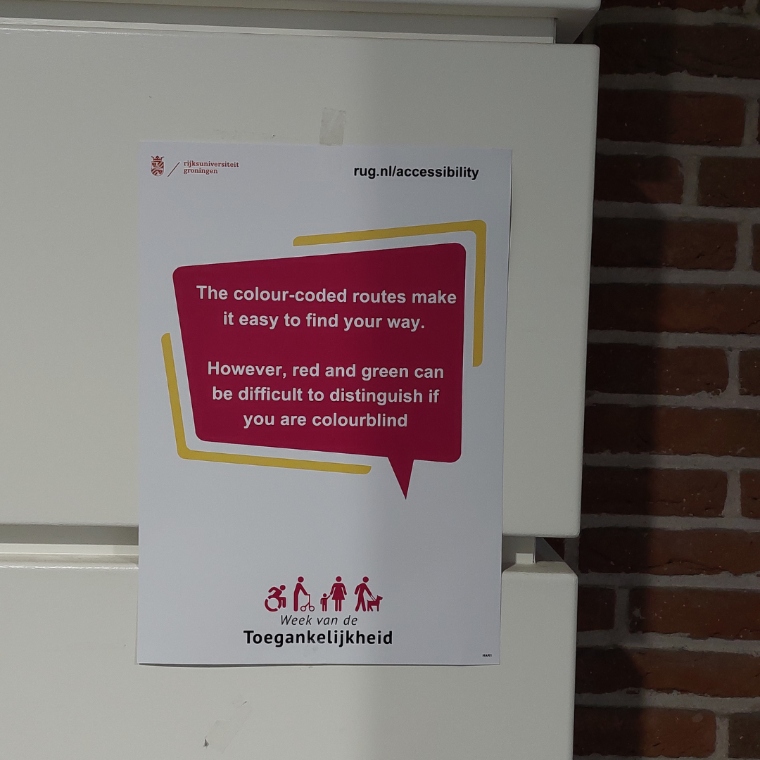 De gekleure routes zijn handig, maar kunnen nog handiger