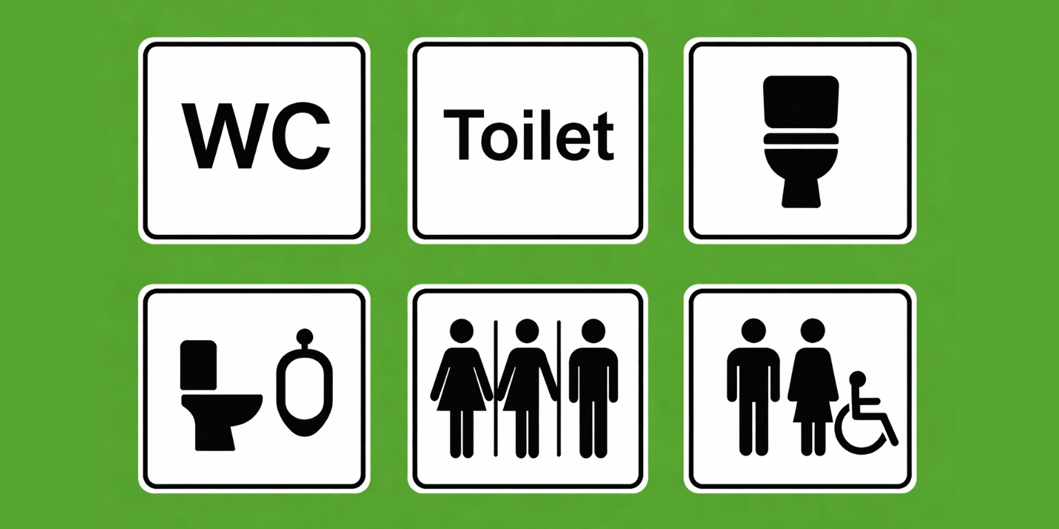 Bewegwijzering all-gender toiletten 