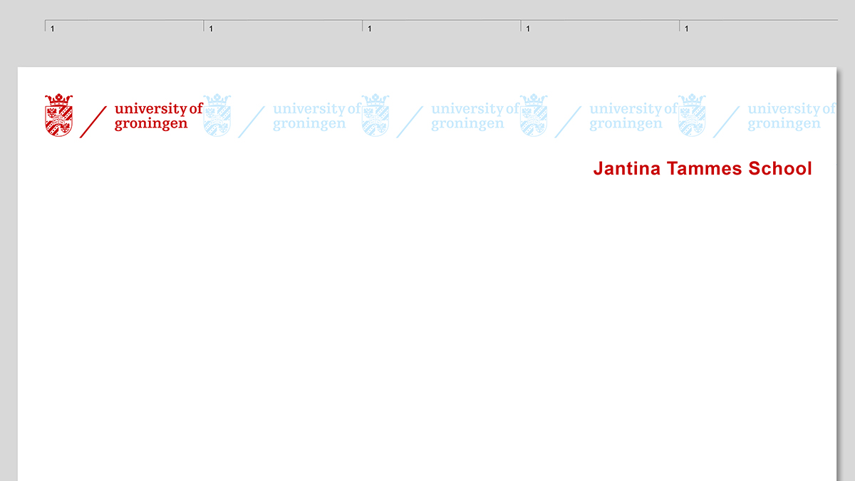 Grid for landscape format A4