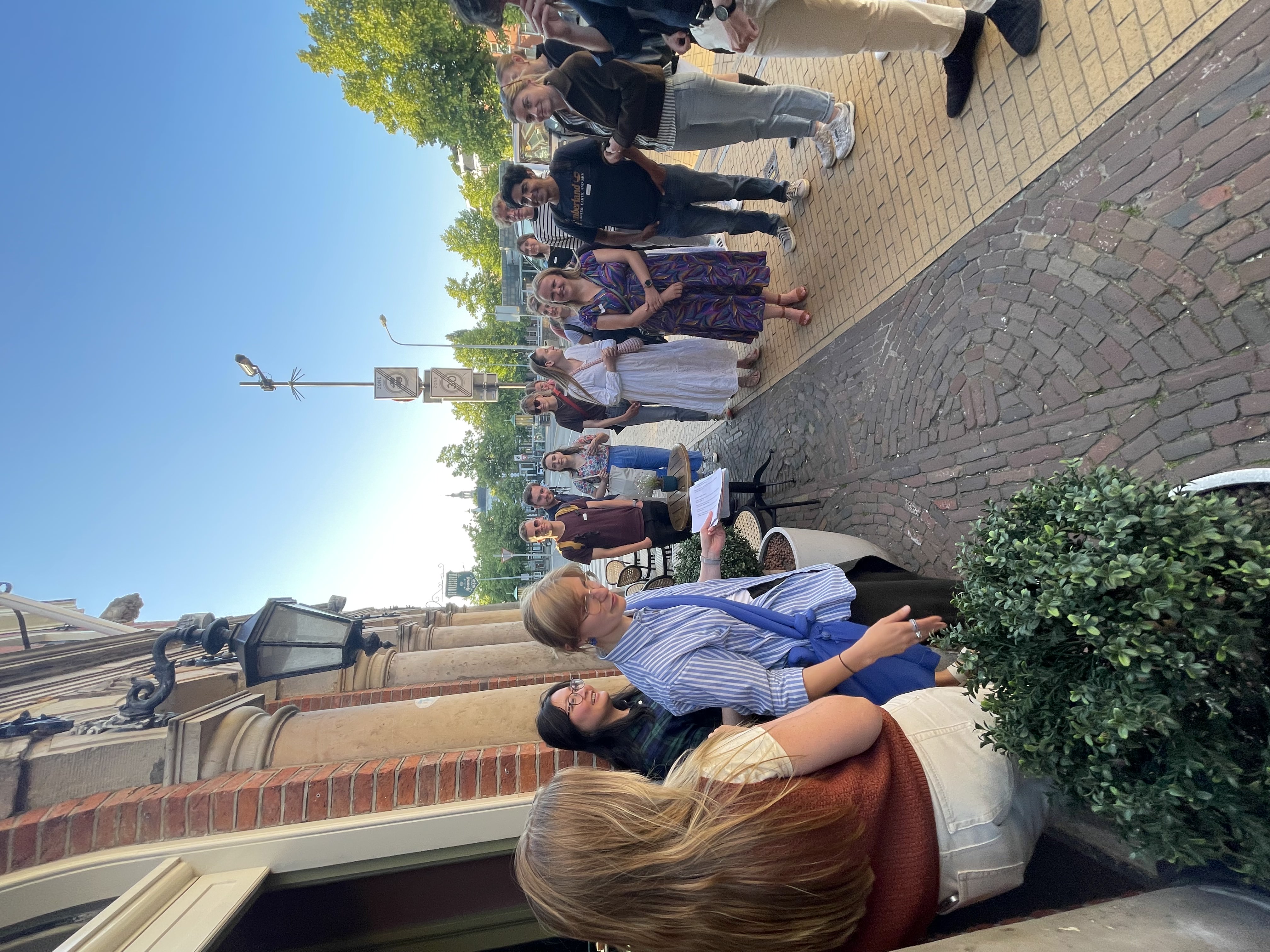 Klaar om naar binnen te gaan!