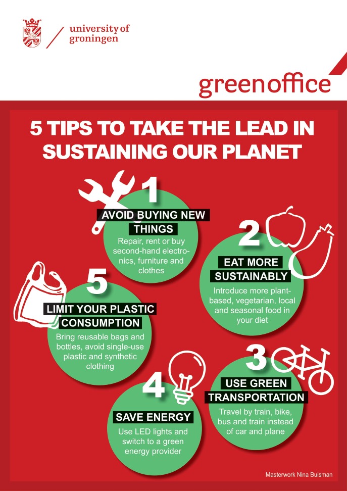 5 tips to take the lead in sustaining our planet