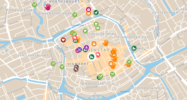 Sustainable city map